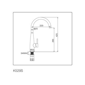 Vòi Rửa Chén Malloca K529-S